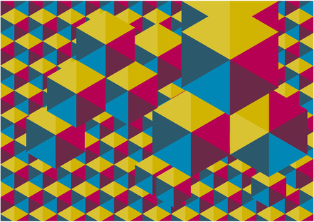 retro geometric background