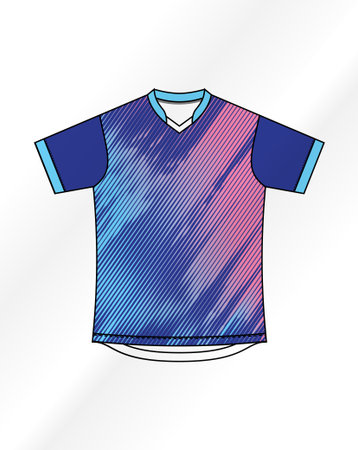 T-shirt with a pattern on the background. Vector illustration.のイラスト素材