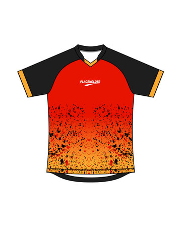 Soccer jersey design template. Soccer t-shirt. Vector illustrationのイラスト素材