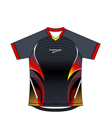 T-shirt design template. Sport t-shirt vector illustration.のイラスト素材