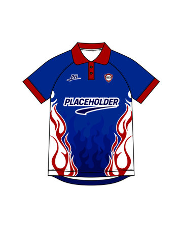 Soccer t-shirt design template. Sport uniform. Vector illustrationのイラスト素材