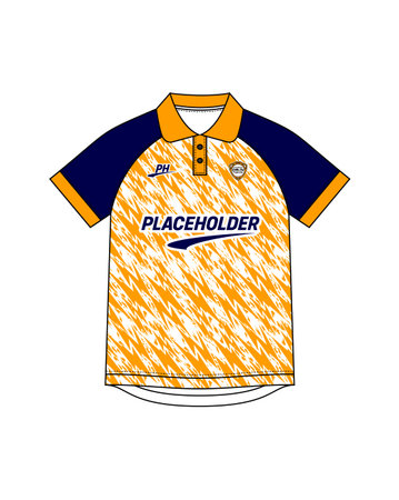 Polo t-shirt design template. Vector illustration on white background.のイラスト素材