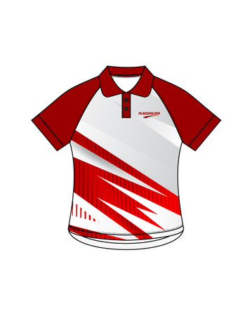 Soccer jersey t-shirt design template. Vector Illustration.のイラスト素材