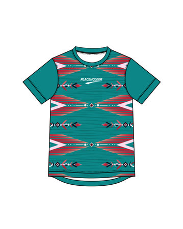 T-shirt design template, vector illustration on a white background.のイラスト素材