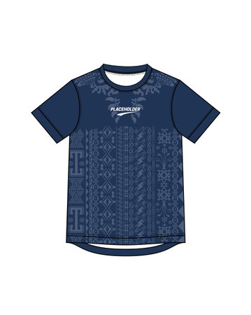 T-shirt with a pattern in the style of folk art.のイラスト素材
