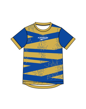 T-shirt with the stripes of the flag of Greece. Vector illustrationのイラスト素材