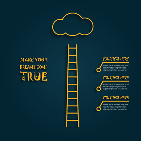 make your dreams trueのイラスト素材