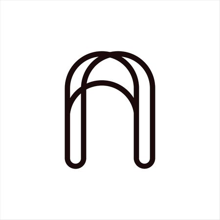 Initial letter a vector design templateのイラスト素材