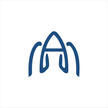 Initial letter a vector design templateのイラスト素材