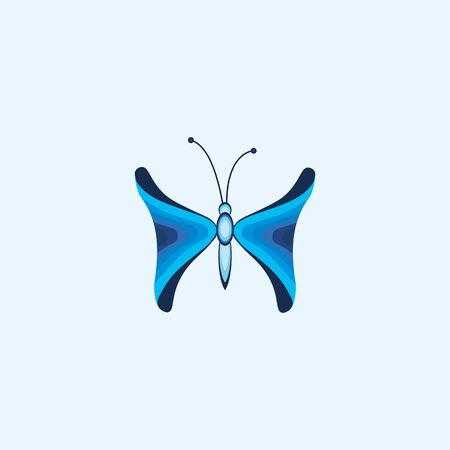Butterfly Logo Vector Design Templateのイラスト素材
