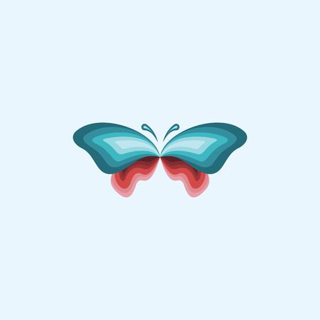 Butterfly Logo Vector Design Templateのイラスト素材