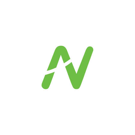 Initial letter an logo or na logo vector design templateのイラスト素材