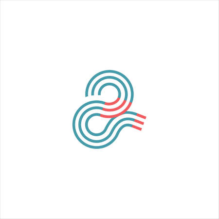 Initial letter cs logo or sc logo vector design templateのイラスト素材