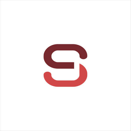 Initial letter cs logo or sc logo vector design templateのイラスト素材