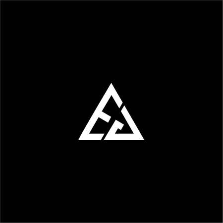 Initial letter eg logo or ge logo vector design templateのイラスト素材