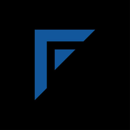 Initial letter f logo or ff logo vector design templateのイラスト素材