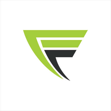 Initial letter fc logo or cf logo vector design templateのイラスト素材