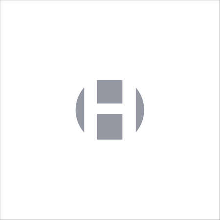 Initial letter ch logo or hc logo vector design templateのイラスト素材