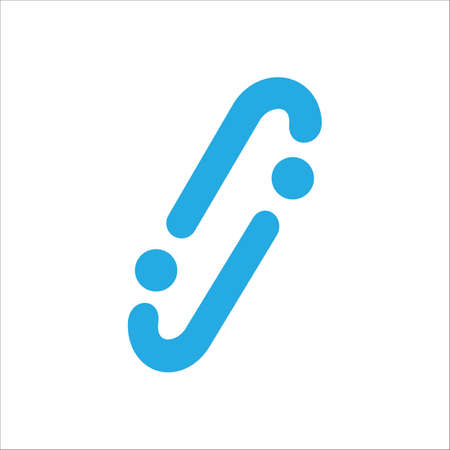 Initial letter j logo or jj logo vector design templateのイラスト素材