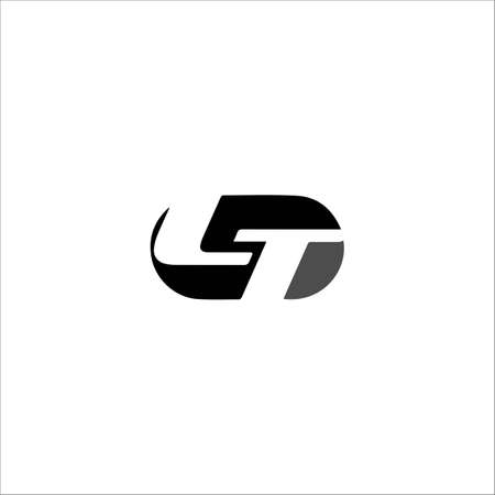 Initial letter lt logo or tl logo vector design templateのイラスト素材