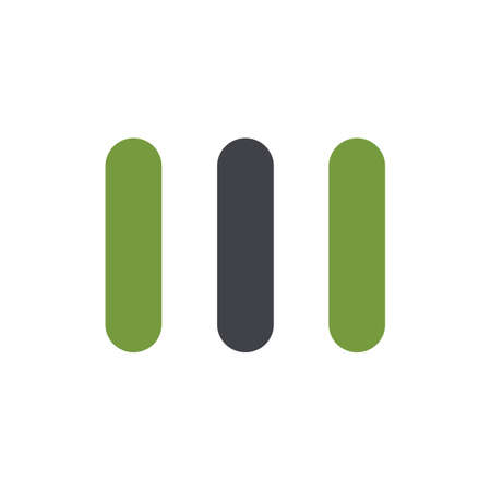 Initial letter m logo or mm logo vector design templateのイラスト素材