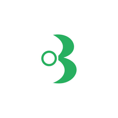 Initial letter ob logo or bo logo vector design templateのイラスト素材
