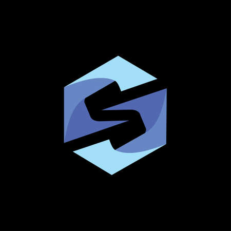 Initial letter s logo or ss logo vector design templateのイラスト素材