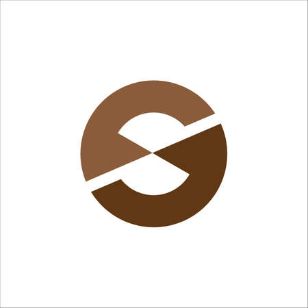 Initial letter s logo or ss logo vector design templateのイラスト素材