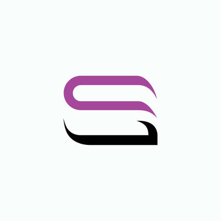 Initial letter sg logo or gs logo vector design templateのイラスト素材