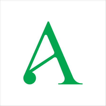 Initial letter ta logo or at logo vector design templateのイラスト素材