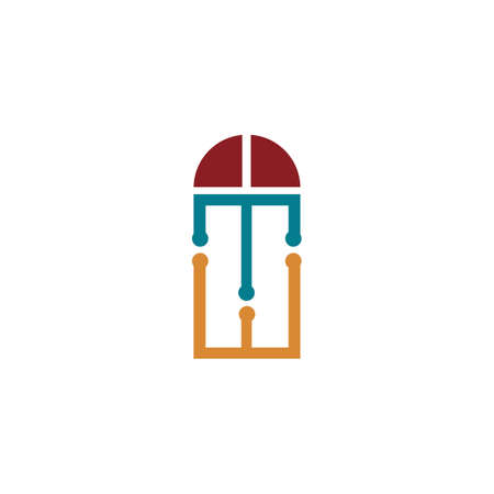Initial letter wt logo or tw logo vector design templateのイラスト素材