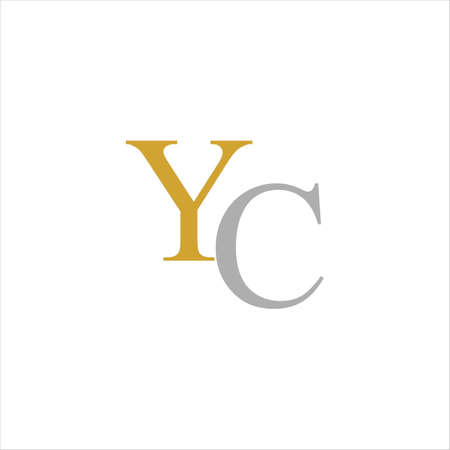 Initial letter cy logo or yc logo vector design templateのイラスト素材