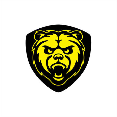 Animal bears logo vector design templateのイラスト素材