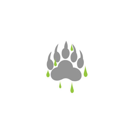 Animal bears logo vector design templateのイラスト素材