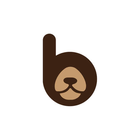 Animal bears logo vector design template