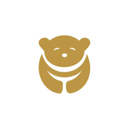 Animal bears logo vector design templateのイラスト素材