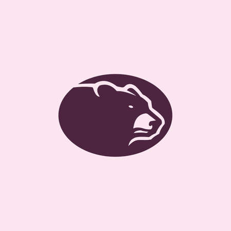 Animal bears logo vector design templateのイラスト素材