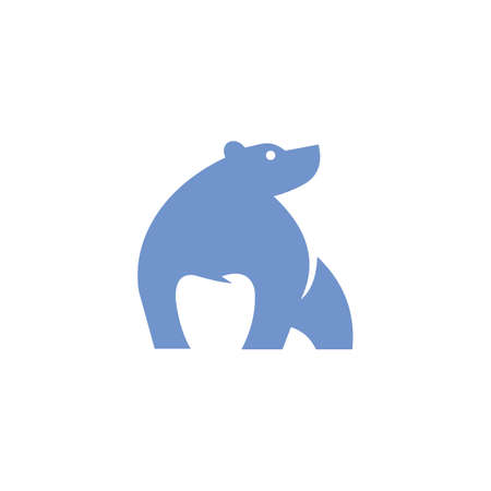 Animal bears logo vector design templateのイラスト素材