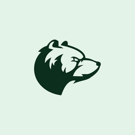 Animal bears logo vector design templateのイラスト素材