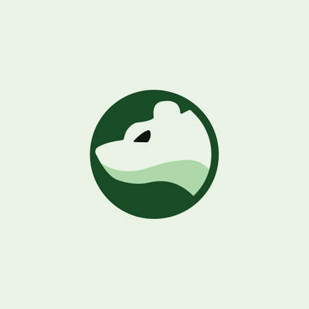 Animal bears logo vector design templateのイラスト素材