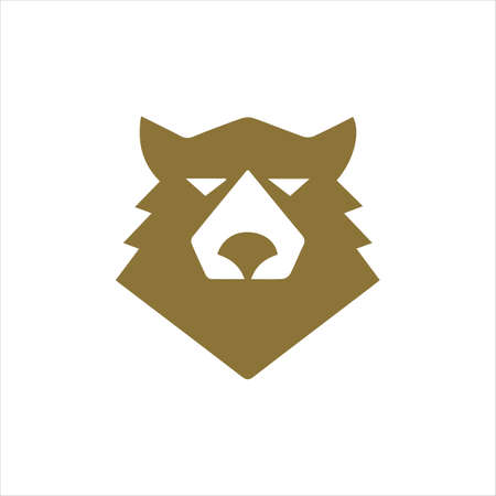 Animal bears logo vector design templateのイラスト素材