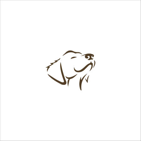 Animal Dog  Design Templateのイラスト素材