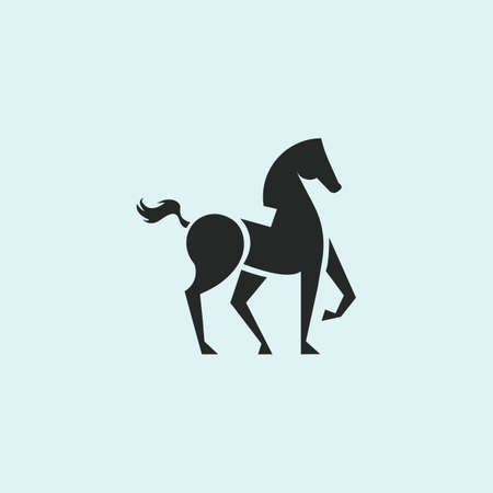 Animal Horse  vector design Templateのイラスト素材