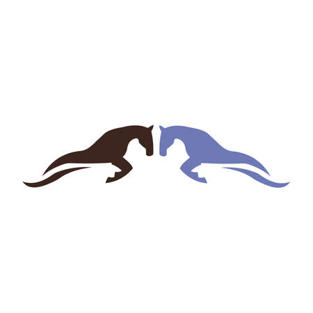 Animal Horse  vector design Templateのイラスト素材