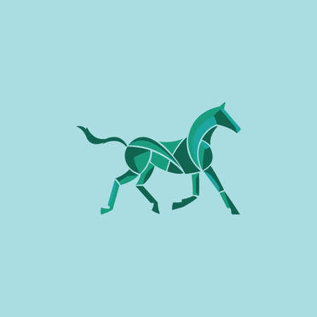 Animal Horse  vector design Templateのイラスト素材