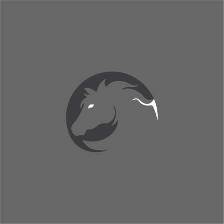 Animal Horse  vector design Templateのイラスト素材