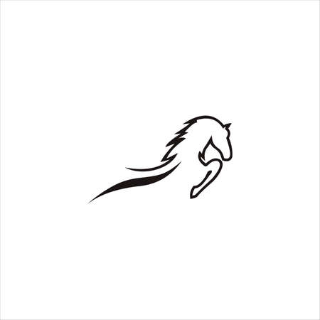 Animal Horse  vector design Templateのイラスト素材