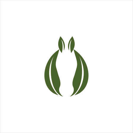 Animal Horse  vector design Templateのイラスト素材