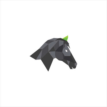 Animal Horse  vector design Templateのイラスト素材