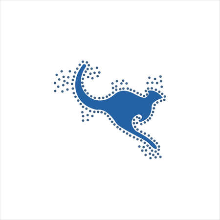 Animal Kangaroo  Design Templateのイラスト素材